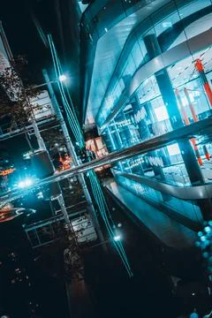 Night reflections Stock Photos