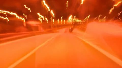 Night Ride Video stock 12096235