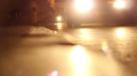 Night Riders on Streets Stock-Footage 46119971