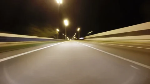 Night road 動画素材 37561929