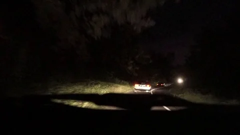 Night road Stock Footage 103661914