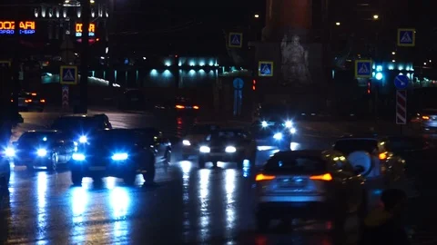 Night road 库存影片 106096755