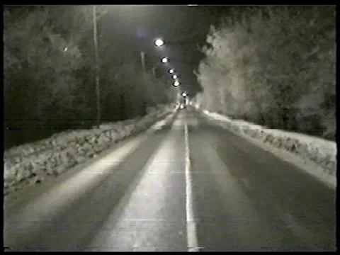 Night Road Stock Footage 336768624