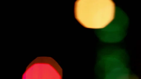 Night Road Lights Background Loop Bokeh Stock-Footage 48430889