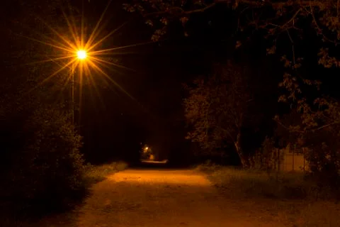 Night road Stock Photos