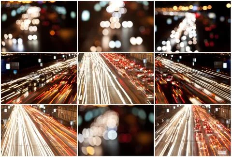 Night road Stock Photos