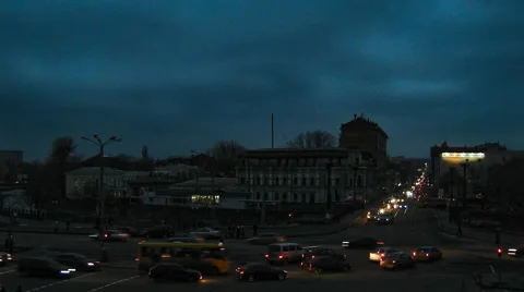 Night road timalapse Stock Footage 961630
