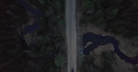 Night Road Topview Stock Footage 277207354