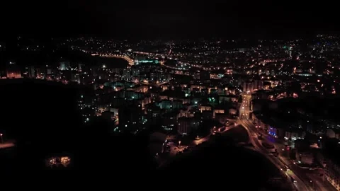 Night Road Traffic Stock Footage 281592095