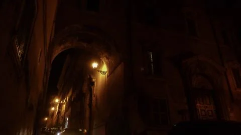 Night rome light Stock Photos