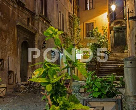 Night in rome Stock Photos
