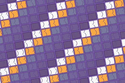 Night royal shadow stock-ready backdrop combining paneled glass blocks arrangeme Stock Illustration