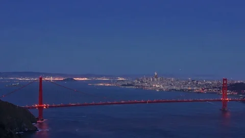 Night San Francisco Stock Footage 74383403