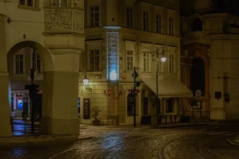 Night scene from prague Stock Photos