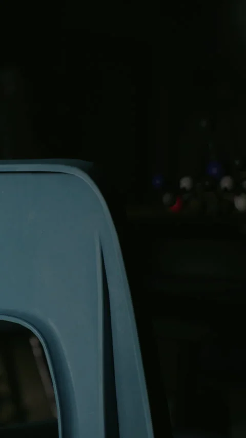 Night scene shows objects against a dark background with soft lighting Stock Footage 340259935