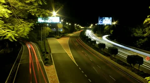 Night scene time lapse Stock Footage 22004561