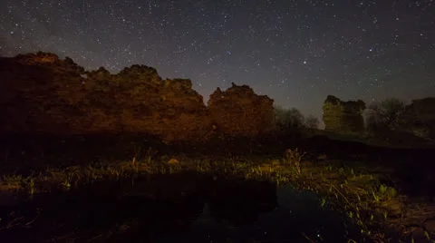 Night scene timelapse Stock Footage 23488872