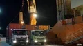 Night scenery boats and container ship at the docks in Labuan Bajo harbor 4k or 4k+ Resolution