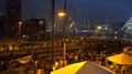 Night scenery crowds at floodgate Bremerhaven Sail city harbor event Germany 4k or 4k+ Resolution