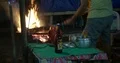 Night scenery seafood fish-market in Indonesia 4k or 4k+ Resolution