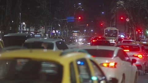 Night scenes in Recoleta. Stock Footage 314668798