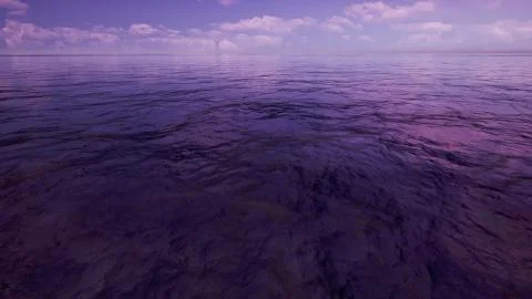 Night sea background by 3D rendering scene Stock-Illustration