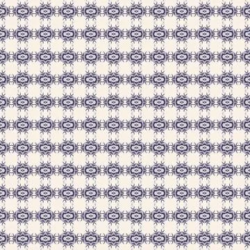 Night serene shadow: repeatable decorative tile pattern in linen glow, silver li Stock Illustration