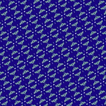 Night serene shadow stroke-based surface pattern with leafy outline texture Stock Illustration