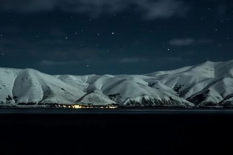 Night Sevan Foto stock