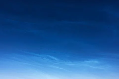 Night shining clouds Stock Photos