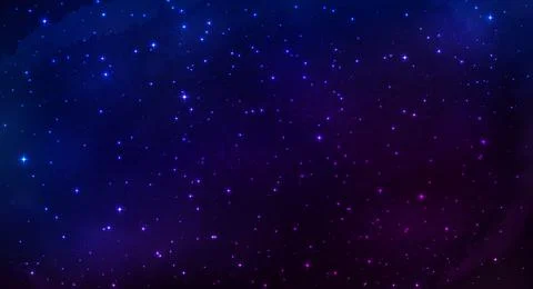 Night shining starry sky background. Illustration Stock Illustration