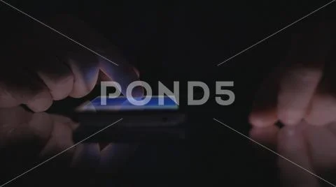 Night Shoot Businessman Making Restless Hand Gestures and Accessing Cell Phone Stock Photos