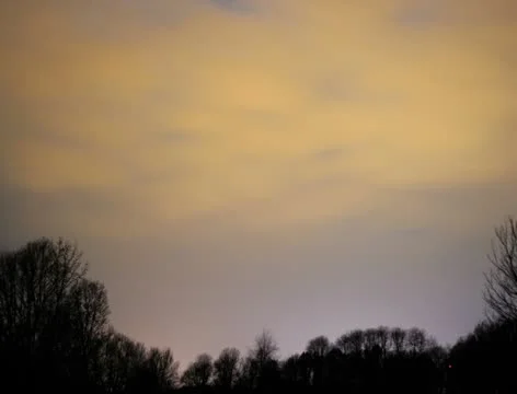 Night Shot 1 4K of Clouds Lit from Underneath Time-lapse Stock Footage 12605121