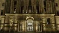 Night shot big city mal historic building illuminated entrance 4k or 4k+ Resolution