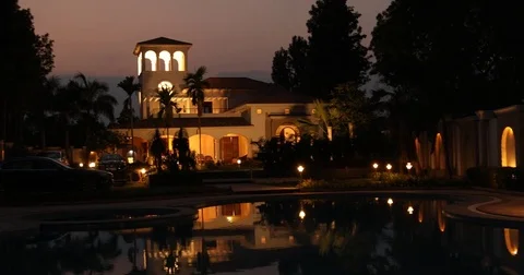 Night shot of Building Stock Footage