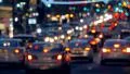 Night shot of busy street traffic during rush hour in New York City 4k or 4k+ Resolution