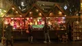 Night shot Christmas market souvenir shop colorful lamps 4k or 4k+ Resolution