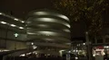 Night shot illuminated city parking deck round driveway Brunswick 4k or 4k+ Resolution