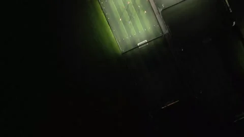 Night shot over Five a side Football Pitch Southampton Stock Footage 306537984