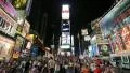 Night shot of Times Square HD Footage