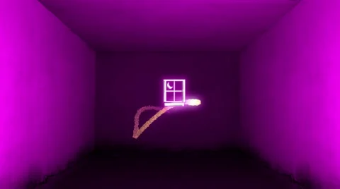 Night sign Label 스톡 동영상 1544030