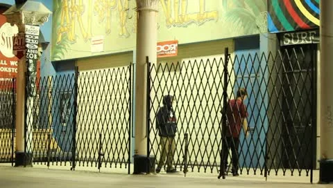 Night Skaters 1 Stock Footage 11359569