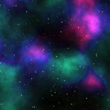 Night sky, abstract cosmic background Stock Illustration