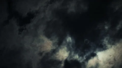 Night sky and full moon. time lapse Video stock 45930720