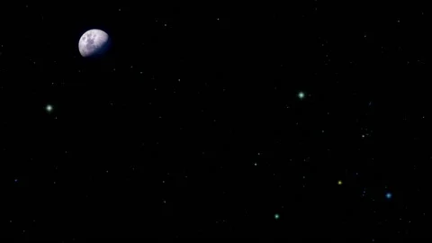 Night Sky And Stars Loop Background  Stock Footage 165031880