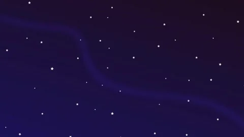 Night Sky Animation with Twinkling Stars. Calm starry sky background with shimme Stock Footage 325495553