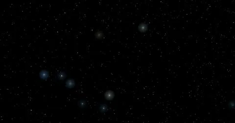 Night sky background with bright shining stars, constellation Ursa Major Big  Stock Photos