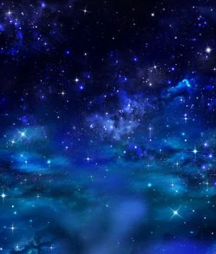 Night sky, background Stock Illustration