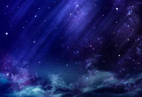 Night sky, background Stock Illustration