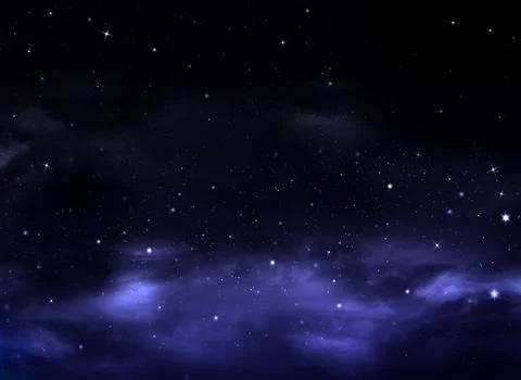 Night sky, background Stock Illustration